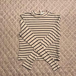 Cropped Long Sleeve Shirt